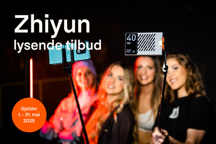 Spar på Zhiyun ledlys